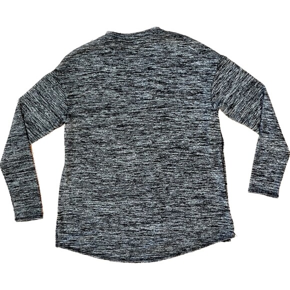 Simply Vera Vera Wang | Marled Gray Open Side Cardigan | Small - Picture 2 of 5